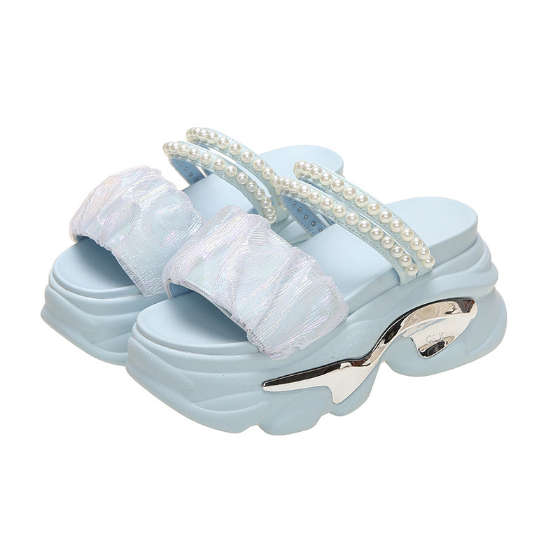 New Beaded High-heeled Sandals For Women