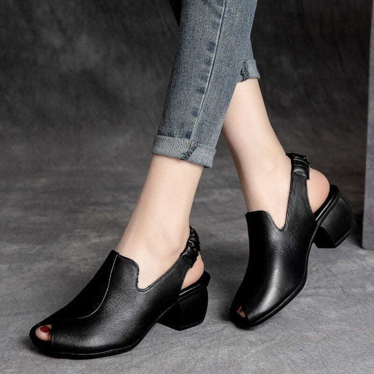 Retro Middle-aged Mom Sandals For Women