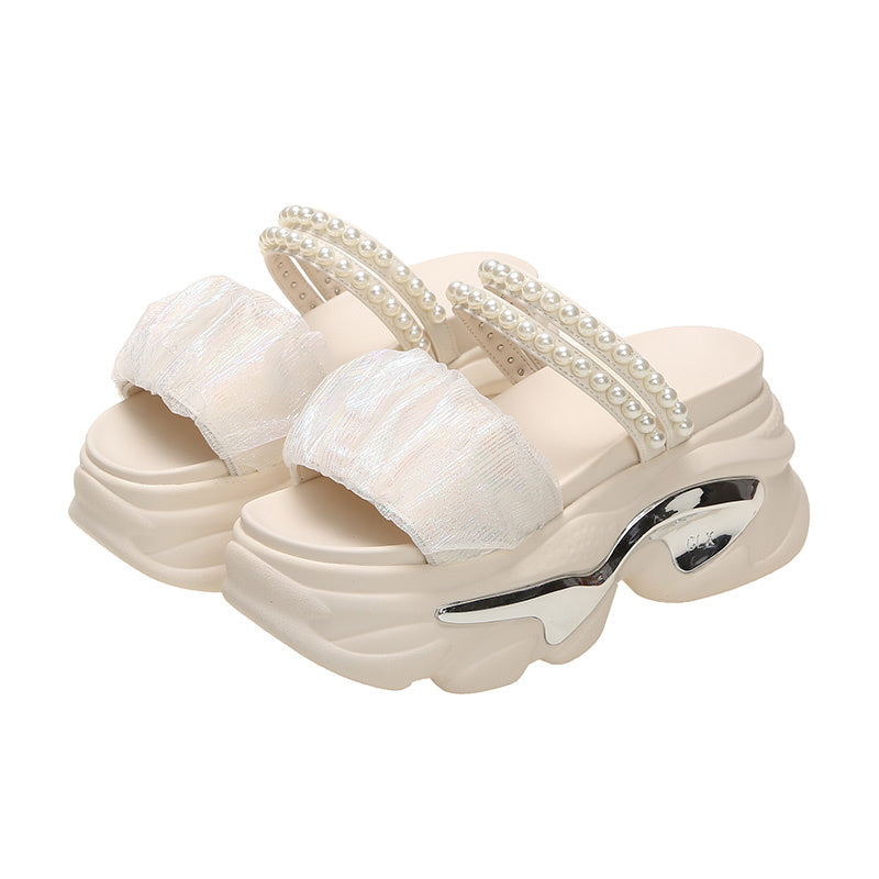 New Beaded High-heeled Sandals For Women