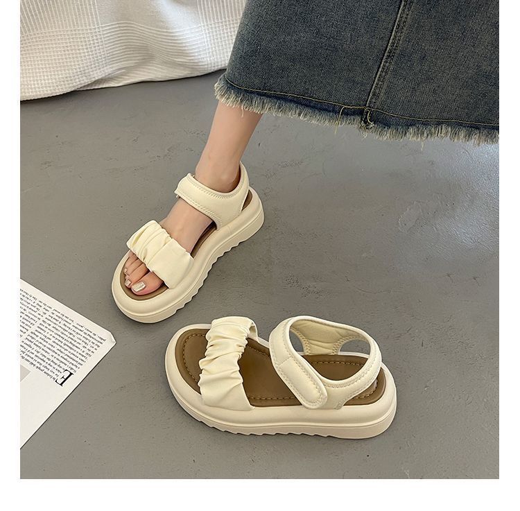 Sports Summer New Roman Sandals For Women Wear Thick Soles
