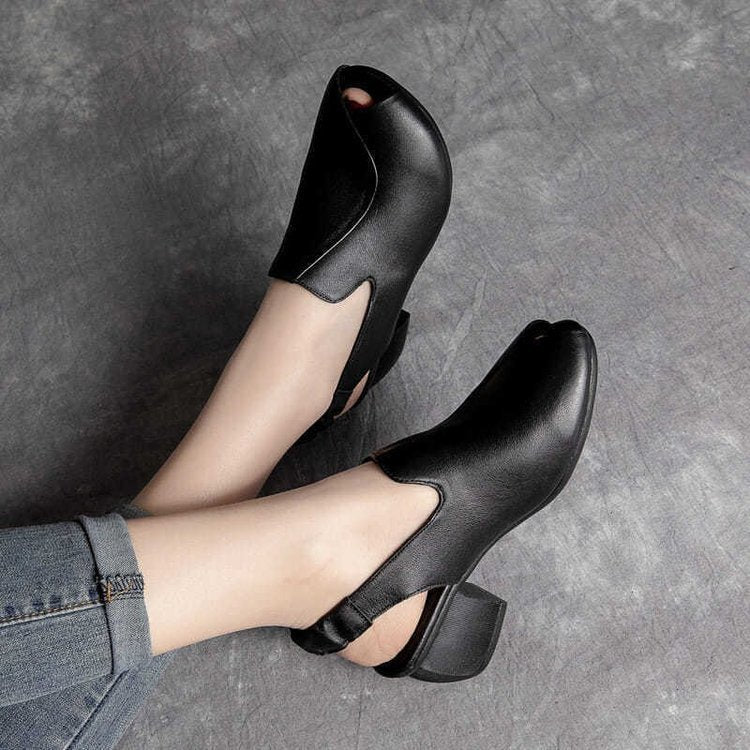 Retro Middle-aged Mom Sandals For Women