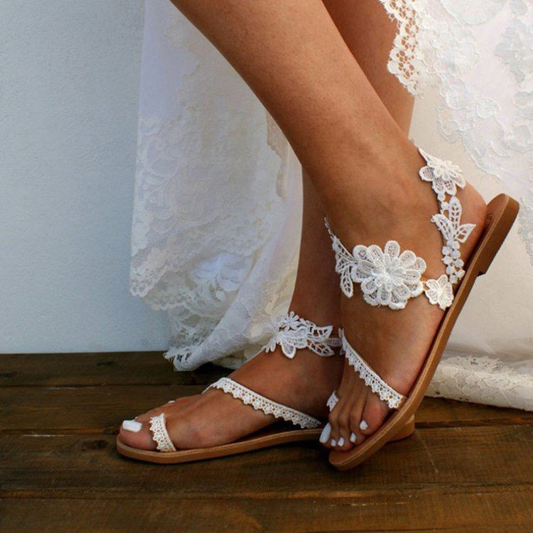 Sandales à Lacets Boho