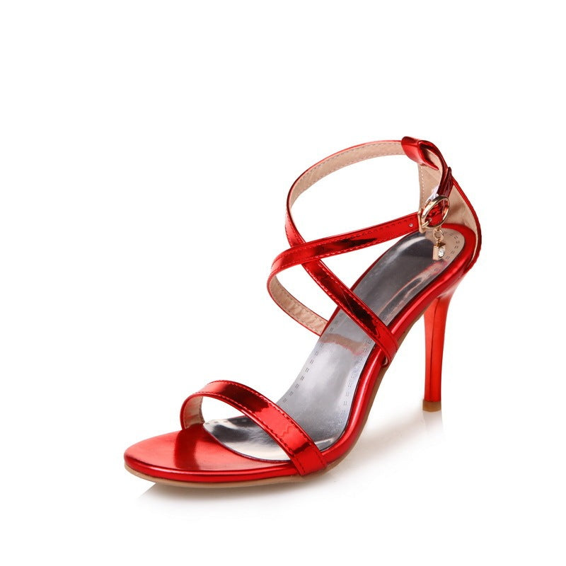 New Fashion Stiletto High Heel Buckle Fashion Sandals For Women