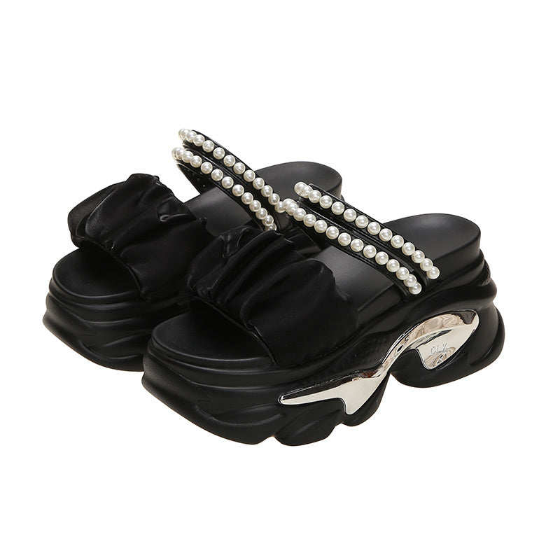 New Beaded High-heeled Sandals For Women