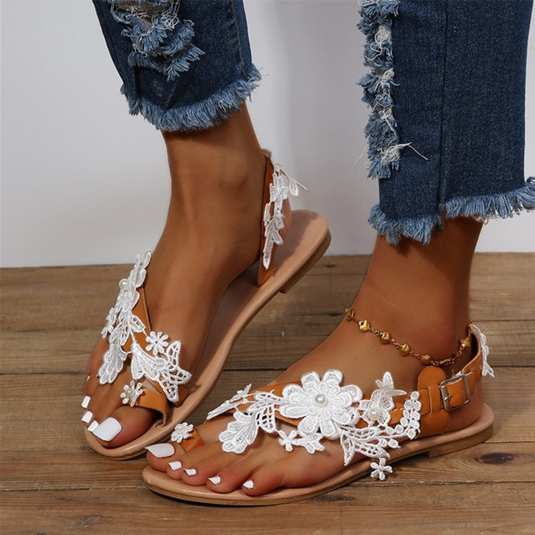 Sandales à Lacets Boho
