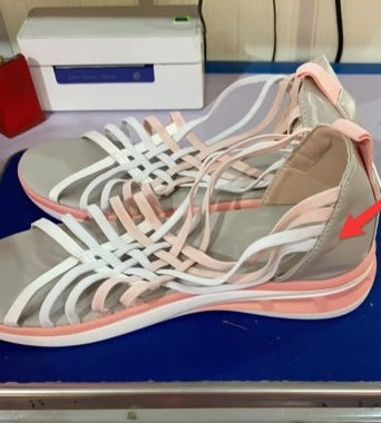Large Size Sandals Women Low-cut Breathable Sports Braided Fish Mouth Shoes Women Sandals