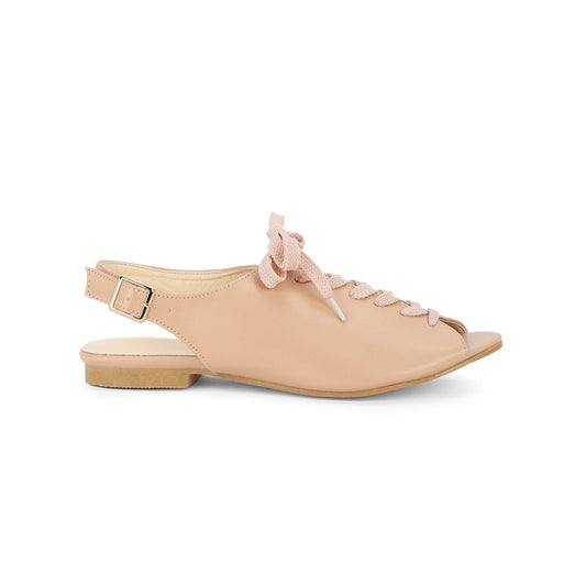 Fish Mouth Strap Flat Sandals Women