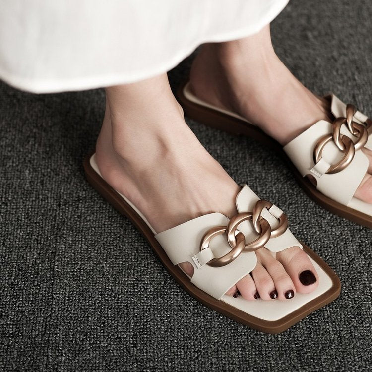 Half-tow Sandals For Pregnant Women With Wide Feet